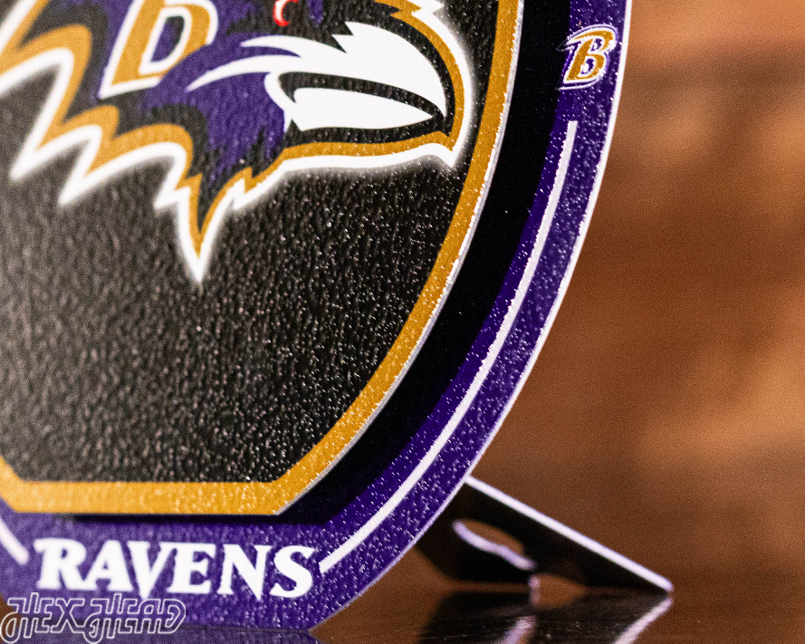 Baltimore Ravens "Double Play" On the Shelf or on the Wall Art