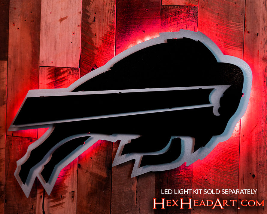 MONOCHROME - Buffalo Bills 3D Vintage Metal Wall Art