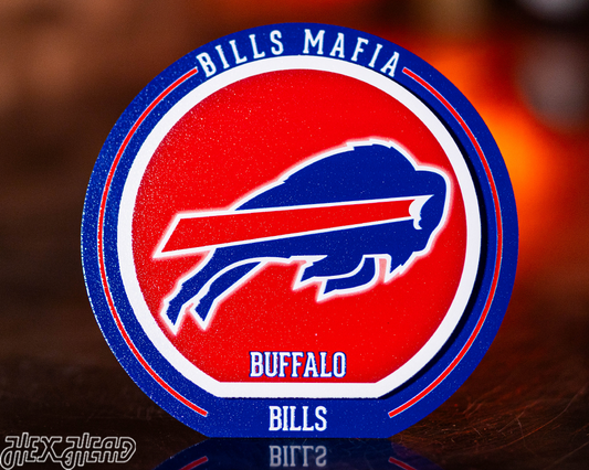 Buffalo Bills "Double Play" On the Shelf or on the Wall Art