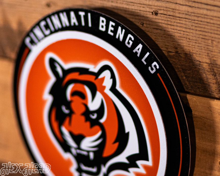 Cincinnati Bengals "Double Play" On the Shelf or on the Wall Art