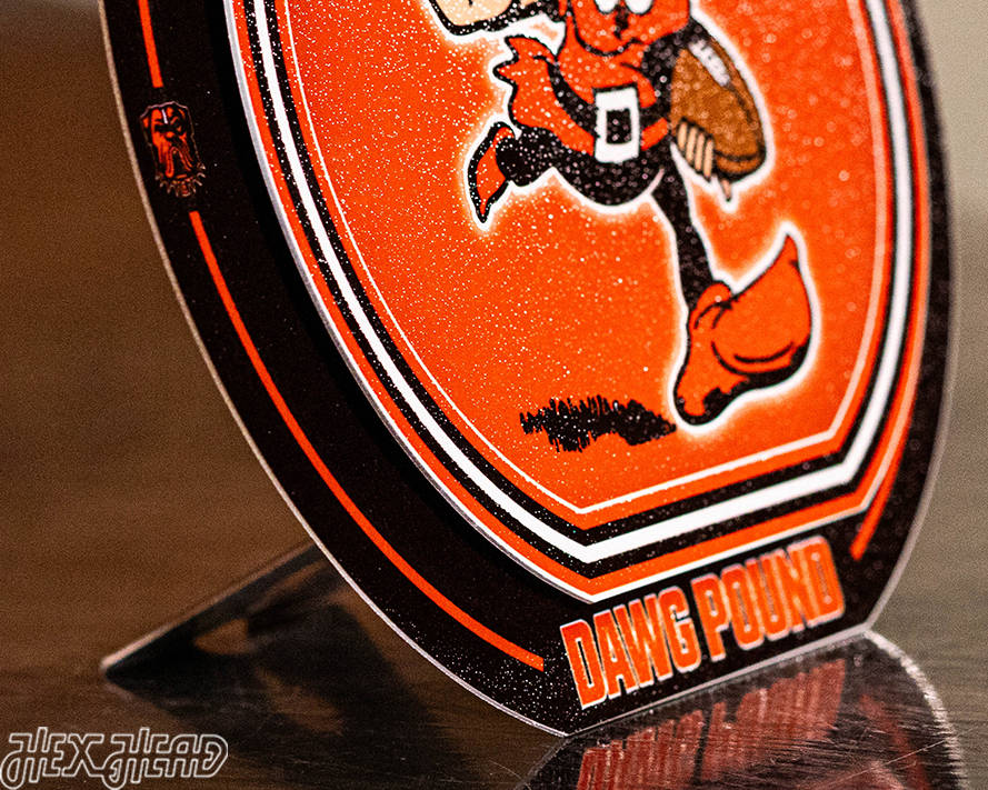 Cleveland Browns "Double Play" On the Shelf or on the Wall Art