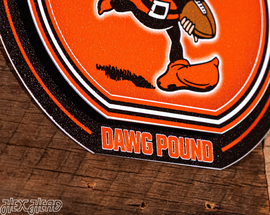 Cleveland Browns "Double Play" On the Shelf or on the Wall Art