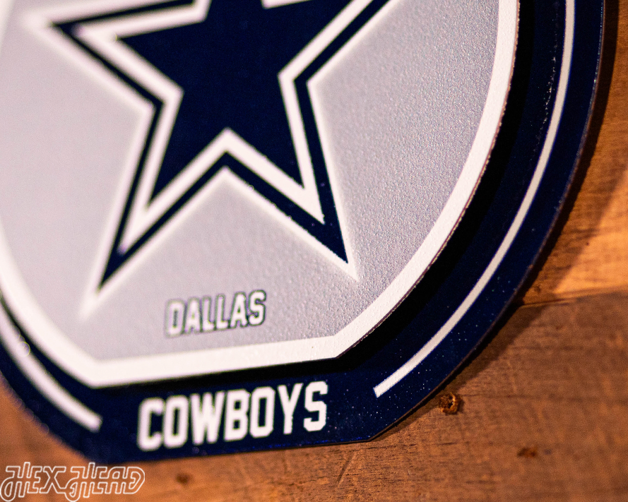 Dallas Cowboys "Double Play" On the Shelf or on the Wall Art