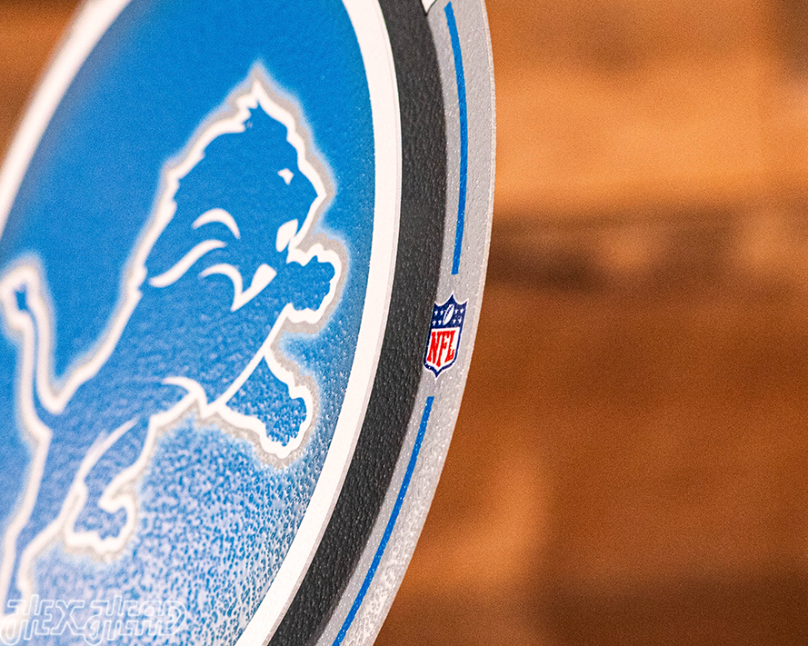 Detroit Lions "Double Play" On the Shelf or on the Wall Art