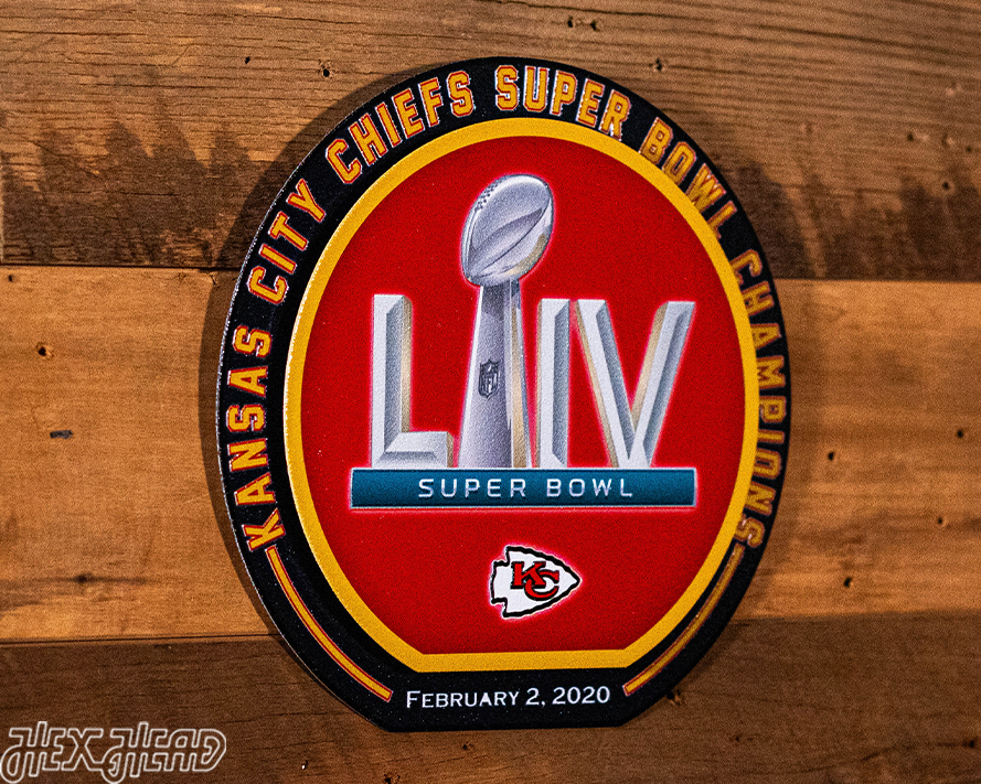 Kansas City Chiefs Super Bowl LIV "DOUBLE PLAY" On The Shelf or On The Wall