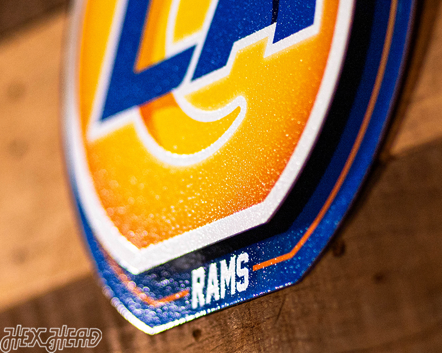 Los Angeles Rams "Double Play" On the Shelf or on the Wall Art