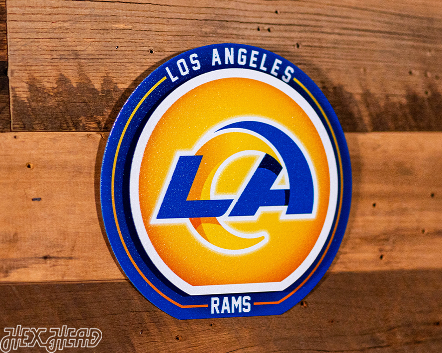 Los Angeles Rams "Double Play" On the Shelf or on the Wall Art