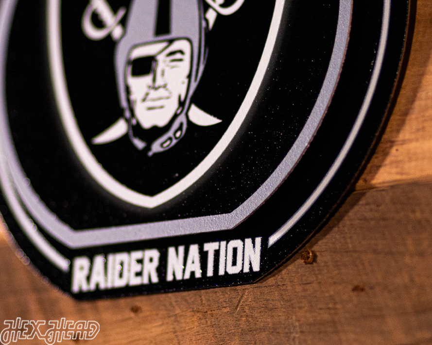 Las Vegas Raiders "Double Play" On the Shelf or on the Wall Art