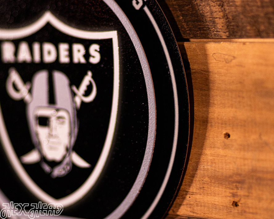 Las Vegas Raiders "Double Play" On the Shelf or on the Wall Art