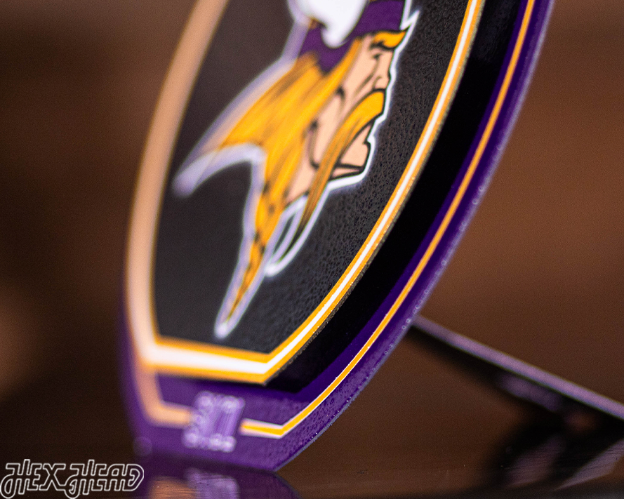 Minnesota Vikings "Double Play" On the Wall or on the Shelf