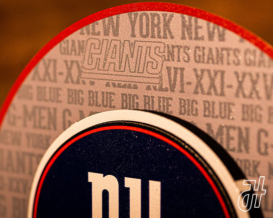 New York Giants CRAFT SERIES 3D Vintage Metal Wall Art