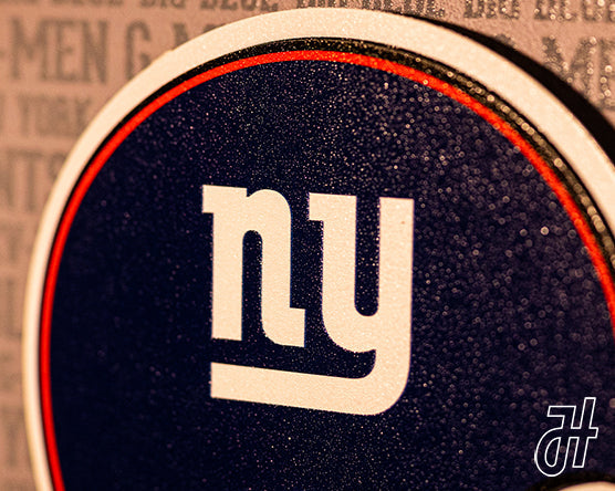 New York Giants CRAFT SERIES 3D Vintage Metal Wall Art