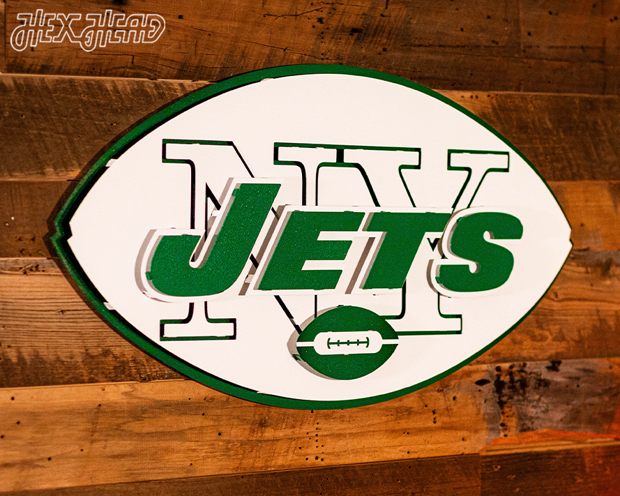 New York Jets "1964" Vintage Metal Wall Art