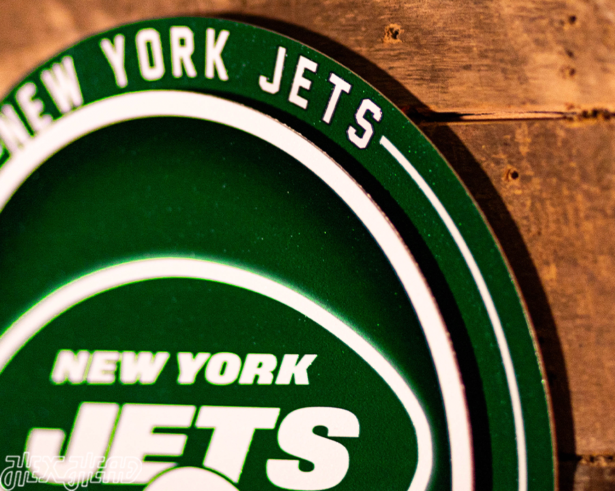 New York Jets "Double Play" On the Shelf or on the Wall Art