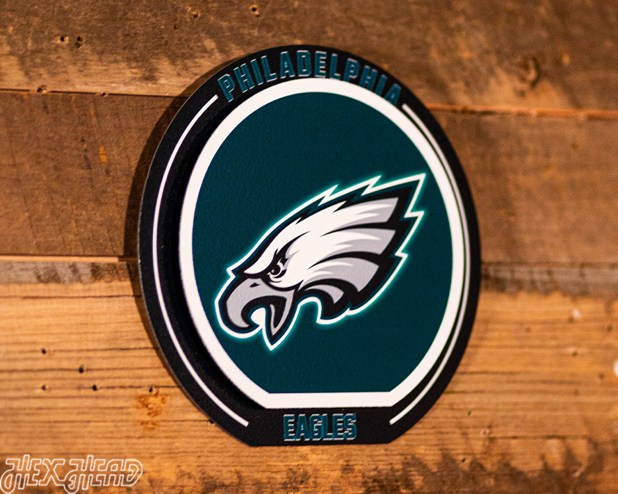 Philadelphia Eagles "Double Play" On the Shelf or on the Wall Art