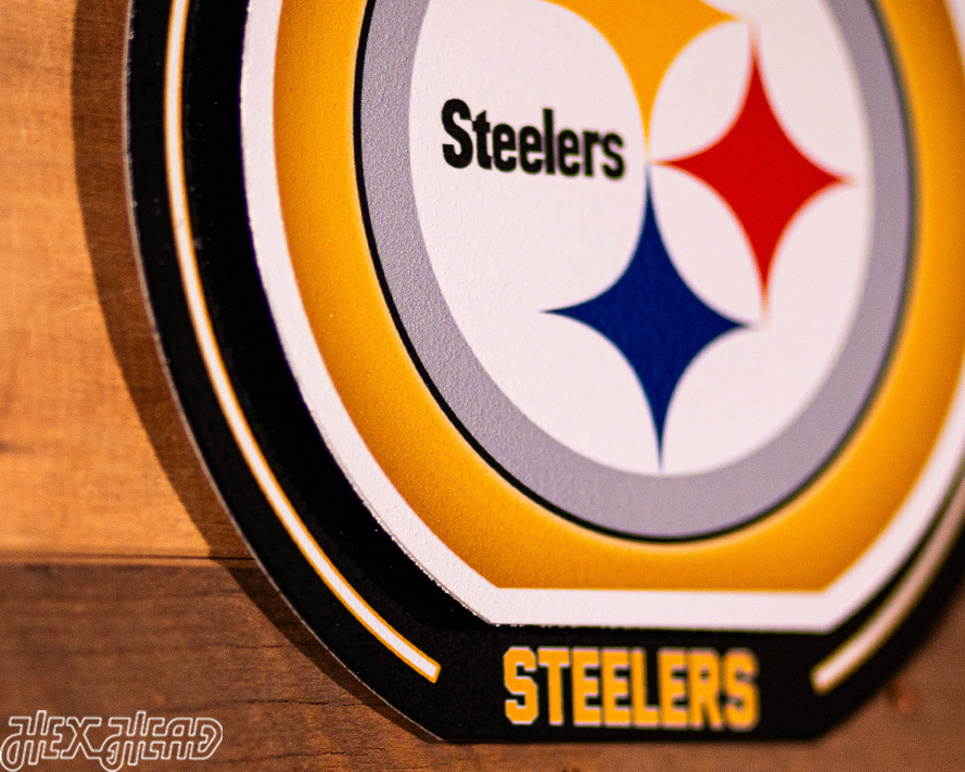 Pittsburgh Steelers "Double Play" On the Shelf or on the Wall Art