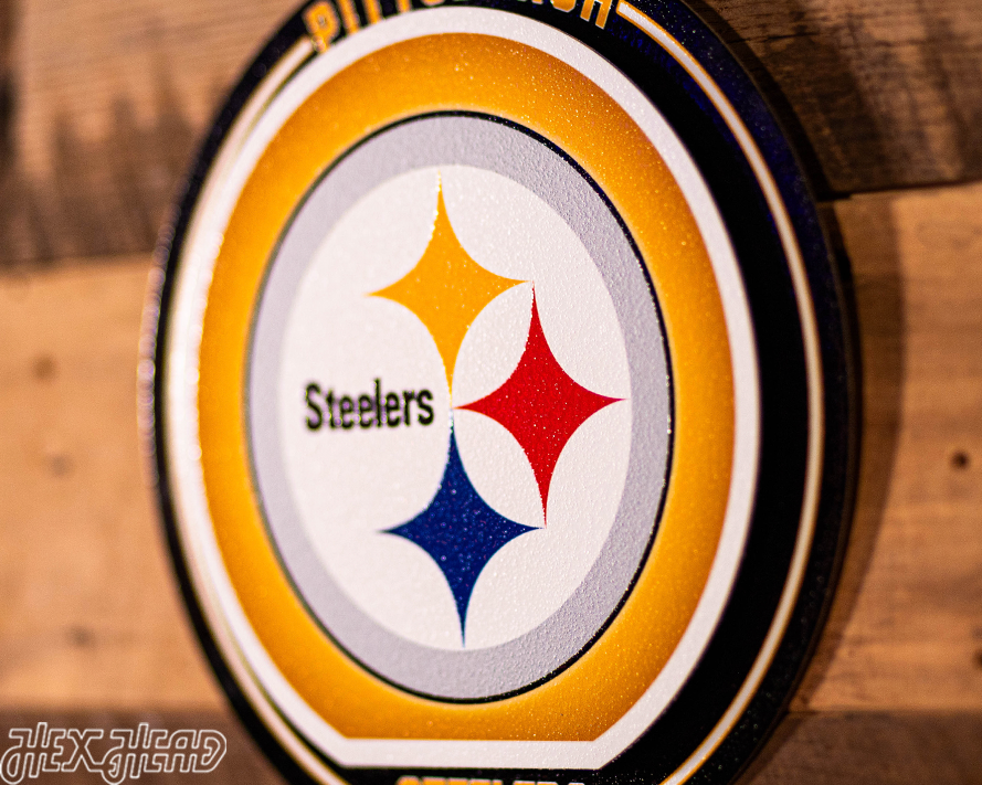 Pittsburgh Steelers "Double Play" On the Shelf or on the Wall Art