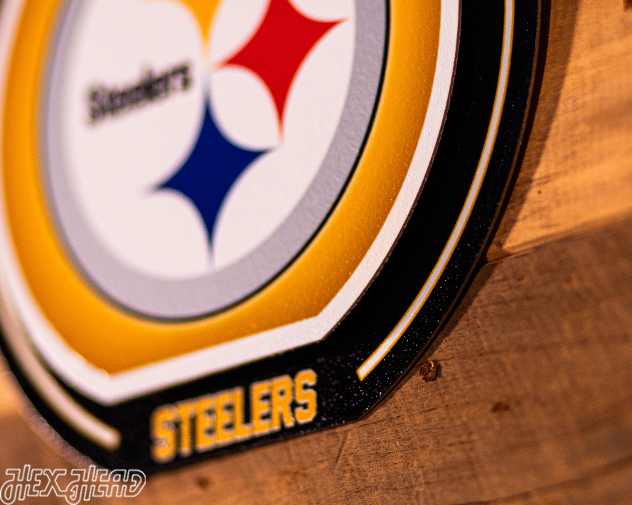 Pittsburgh Steelers "Double Play" On the Shelf or on the Wall Art