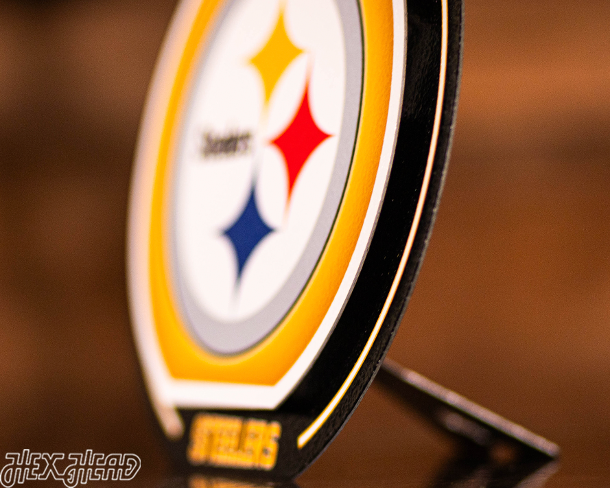 Pittsburgh Steelers "Double Play" On the Shelf or on the Wall Art