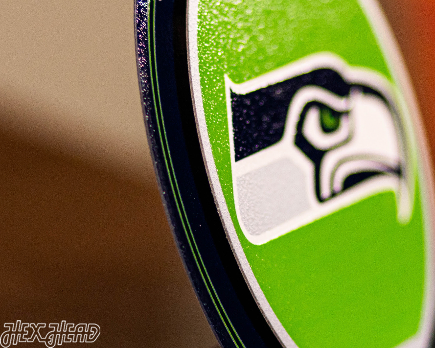 Seattle Seahawks "Double Play" On the Shelf or on the Wall Art