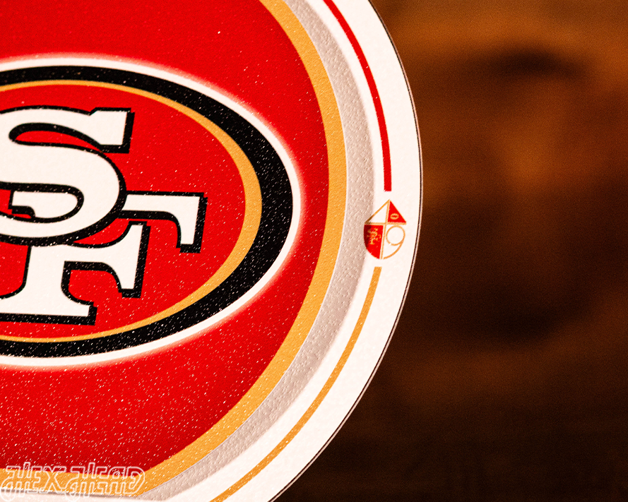 San Francisco 49ers "Double Play" On the Shelf or on the Wall Art