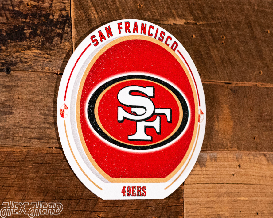 San Francisco 49ers "Double Play" On the Shelf or on the Wall Art