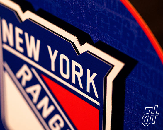 New York Rangers CRAFT SERIES 3D Embossed Metal Wall Art