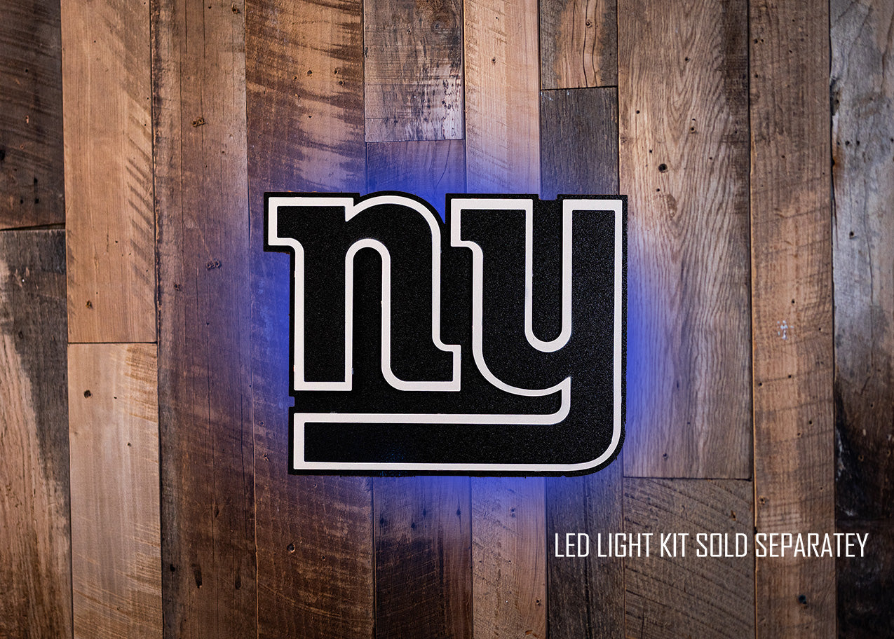 MONOCHROME - New York Giants "NY" 3D Vintage Metal Wall Art