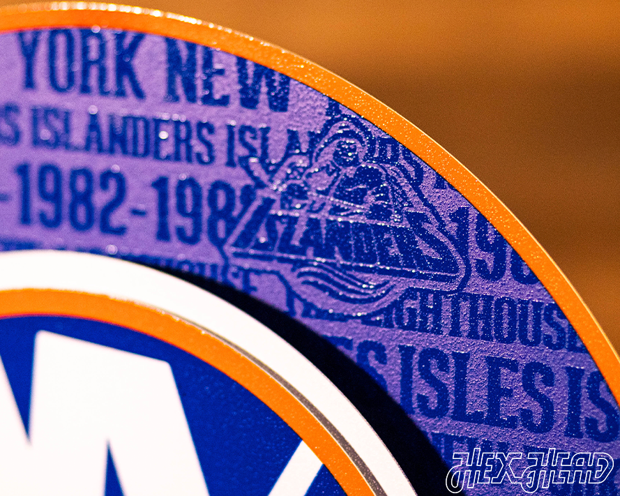 New York Islanders CRAFT SERIES 3D Embossed Metal Wall Art