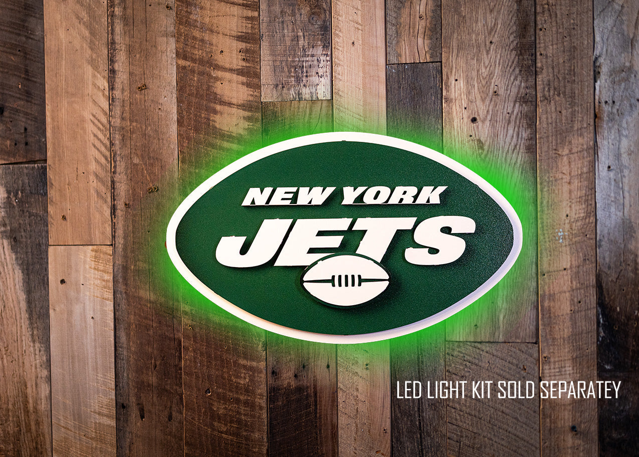 New York Jets 3D Vintage Metal Wall Art