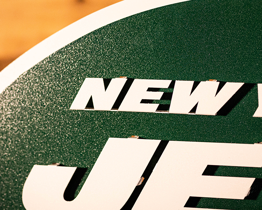 New York Jets 3D Vintage Metal Wall Art