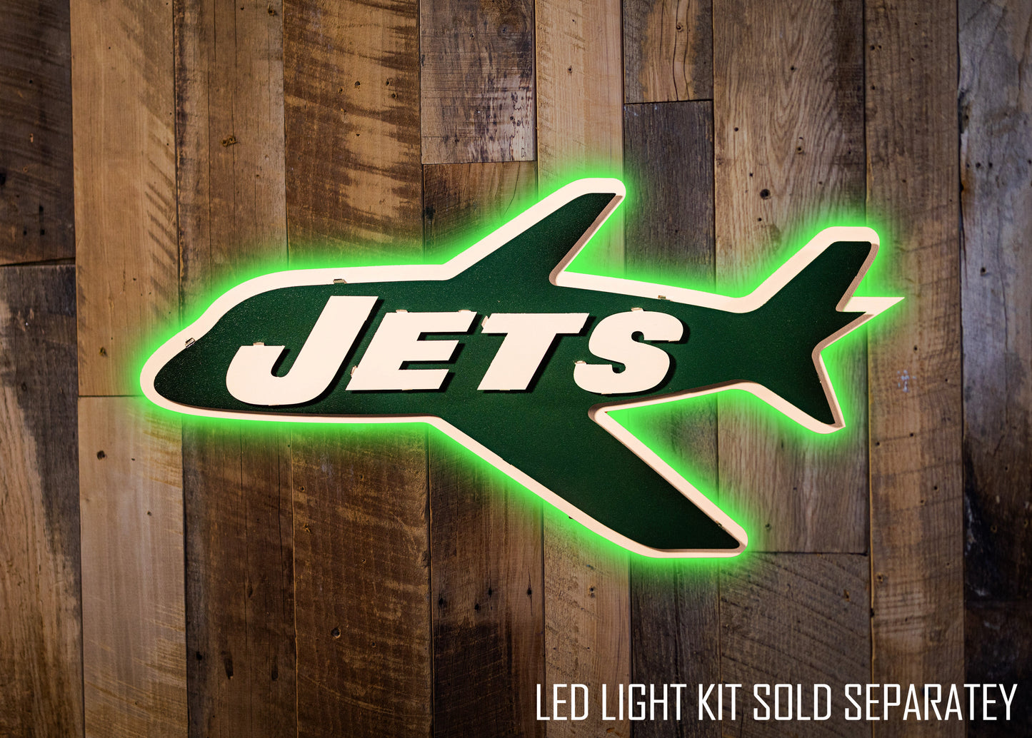 New York Jets Throwback "1963 JET" 3D Vintage Metal Wall Art