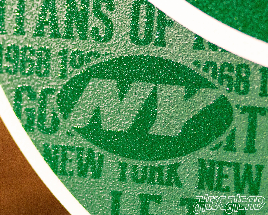 New York Jets CRAFT SERIES 3D Vintage Metal Wall Art