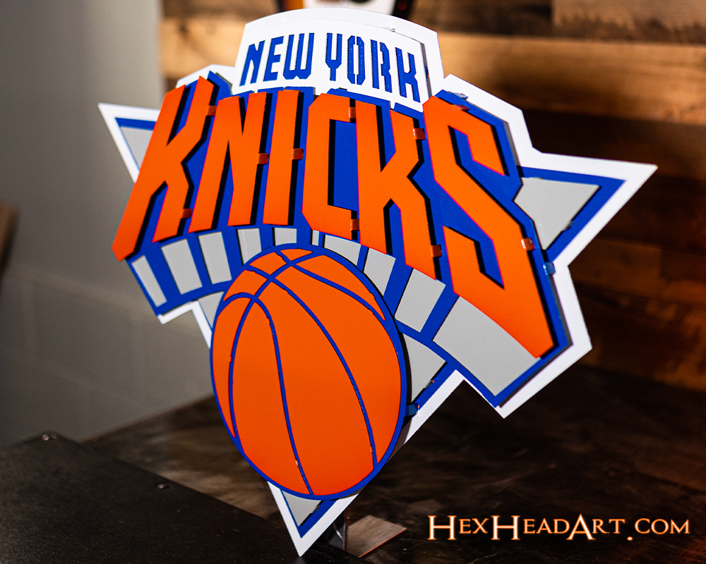 New York Knicks 3D Vintage Metal Wall Art