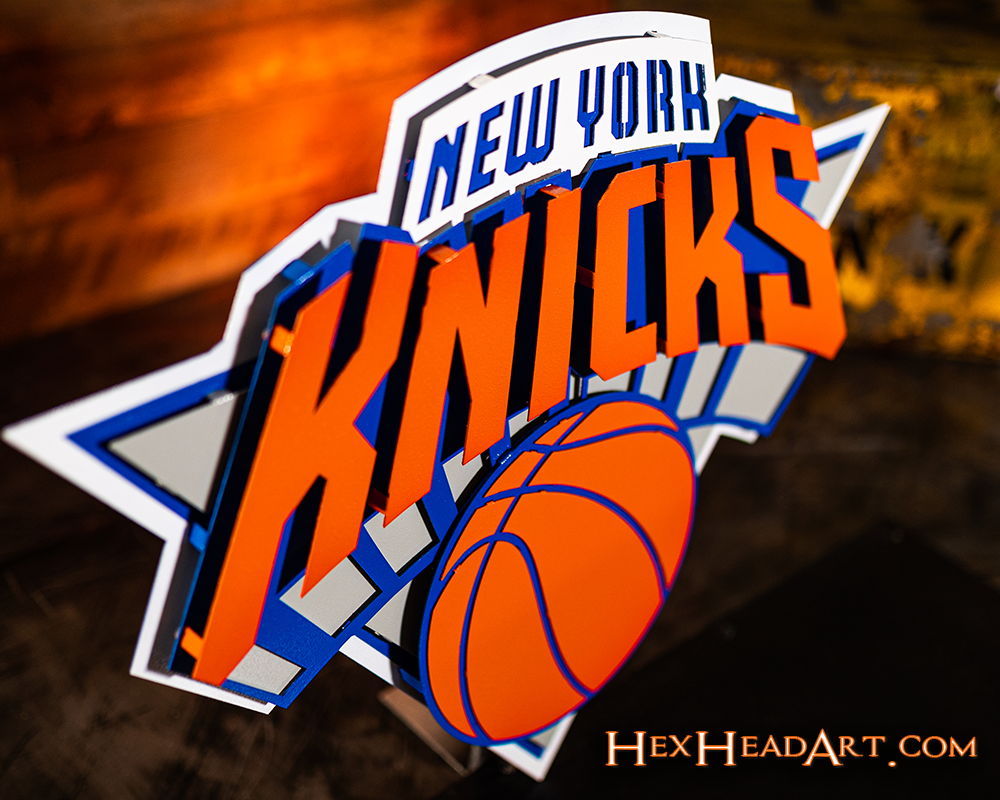 New York Knicks 3D Vintage Metal Wall Art