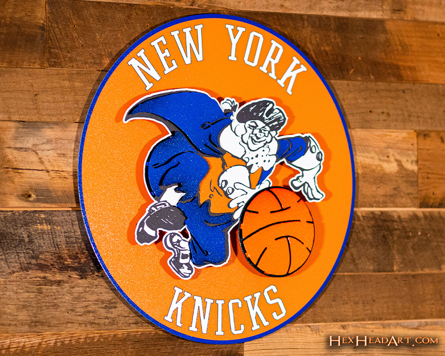 New York Knicks VAULT 1946-66 3D Vintage Metal Wall Art