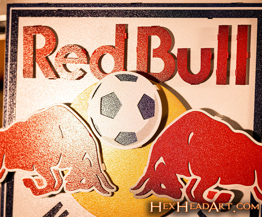 New York Red Bulls 3D Vintage Metal Wall Art