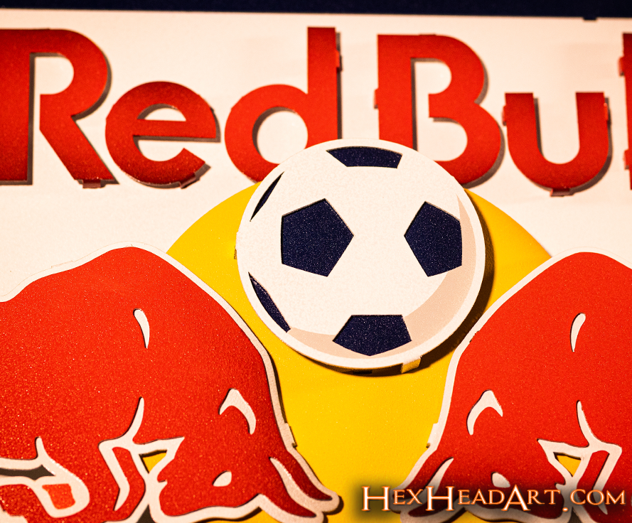 New York Red Bulls 3D Vintage Metal Wall Art