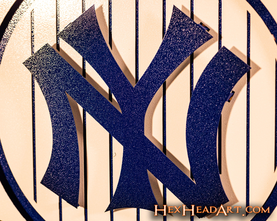 New York Yankees 1927 "Murderer's Row" Vintage 3D Metal Wall Art