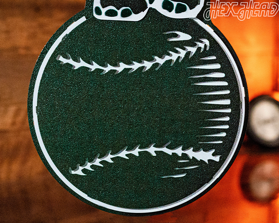 Oakland A's Green Elephant "STOMPER" 3D Vintage Metal Wall Art