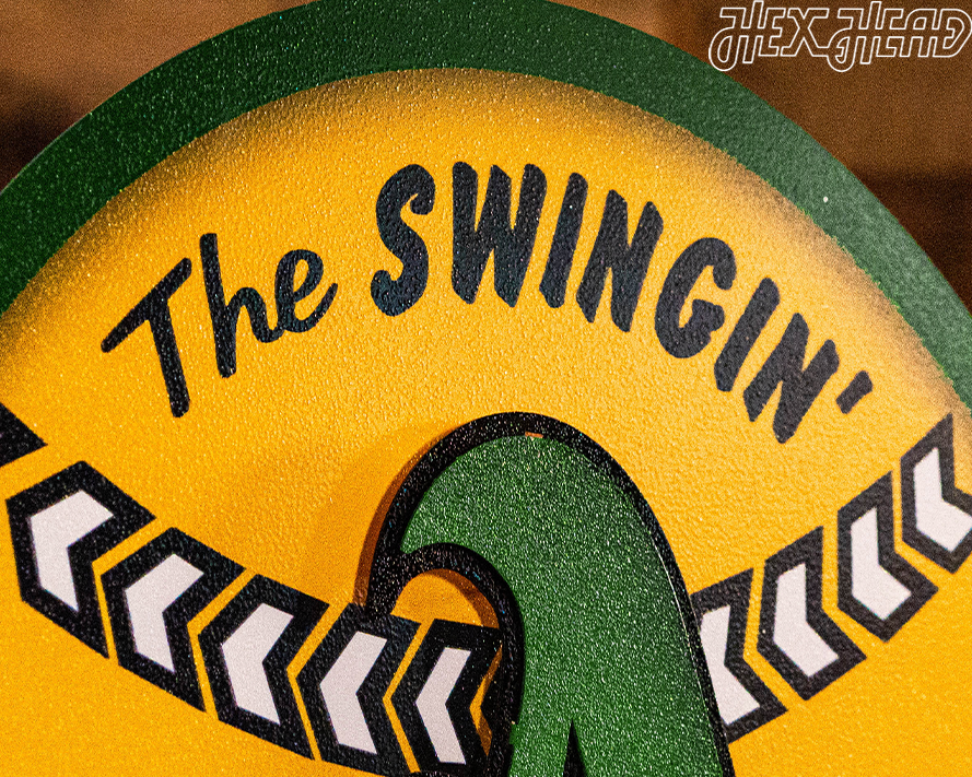 Oakland A's 1968 "The Swingin' A's" 3D Metal Wall Art