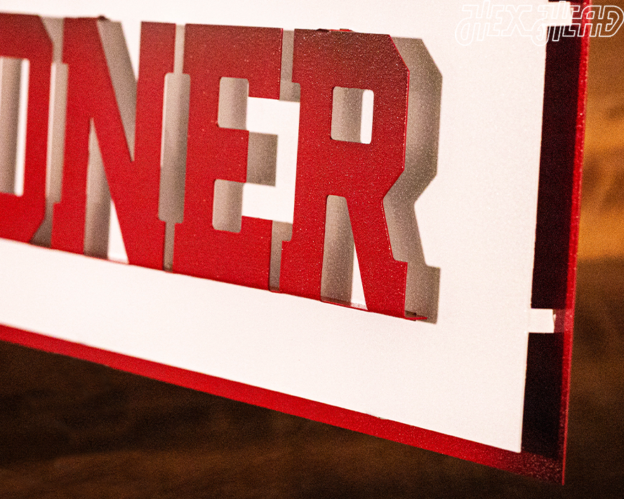 Oklahoma Sooners "Boomer Sooner" 3D Metal Wall Art