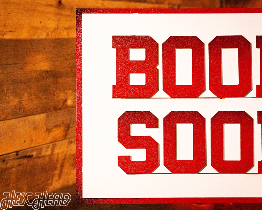 Oklahoma Sooners "Boomer Sooner" 3D Metal Wall Art