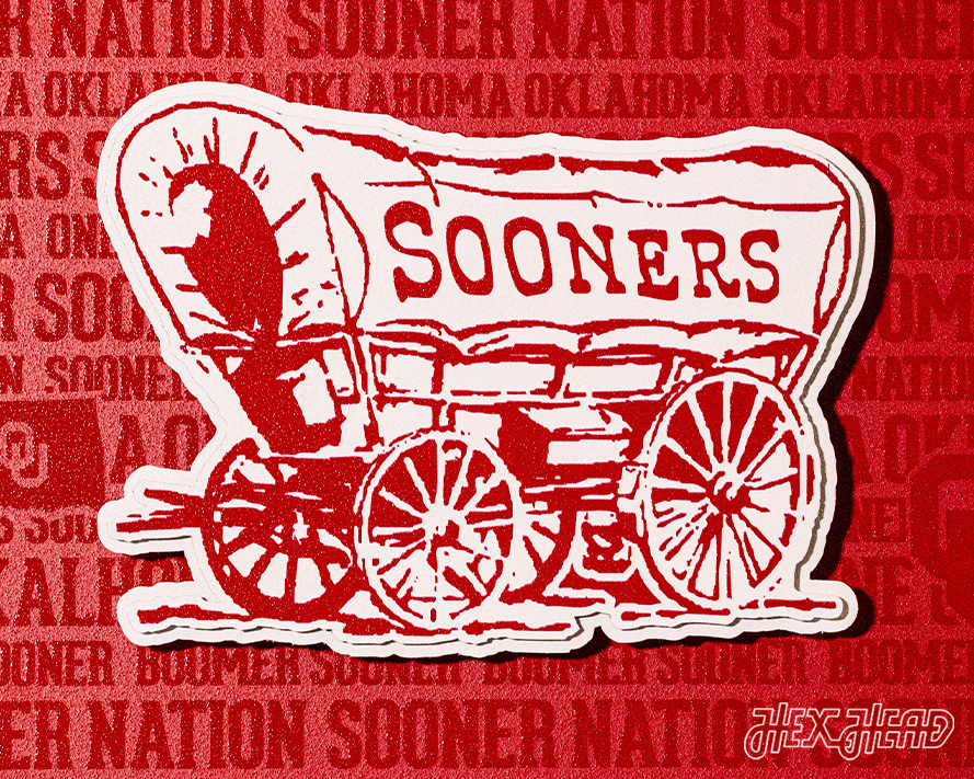 Oklahoma Sooners CRAFT SERIES 3D Embossed Metal Wall Art