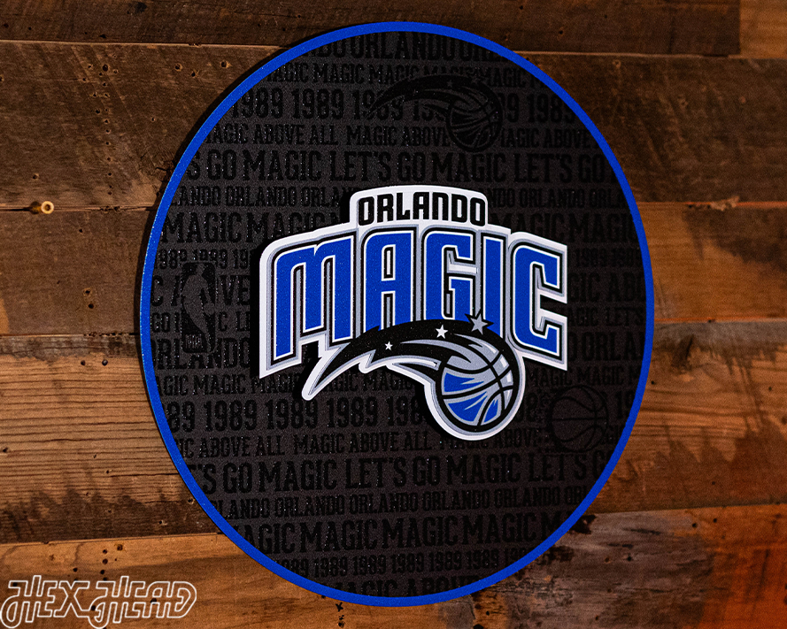 Orlando Magic CRAFT SERIES 3D Embossed Metal Wall Art