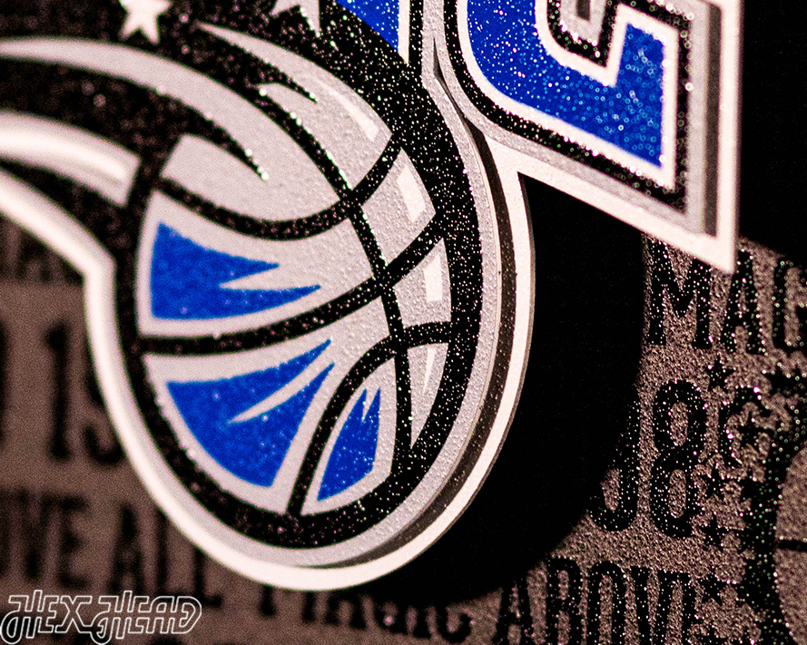 Orlando Magic CRAFT SERIES 3D Embossed Metal Wall Art