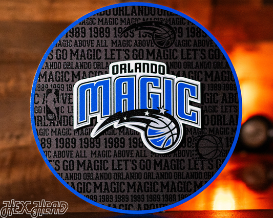 Orlando Magic CRAFT SERIES 3D Embossed Metal Wall Art