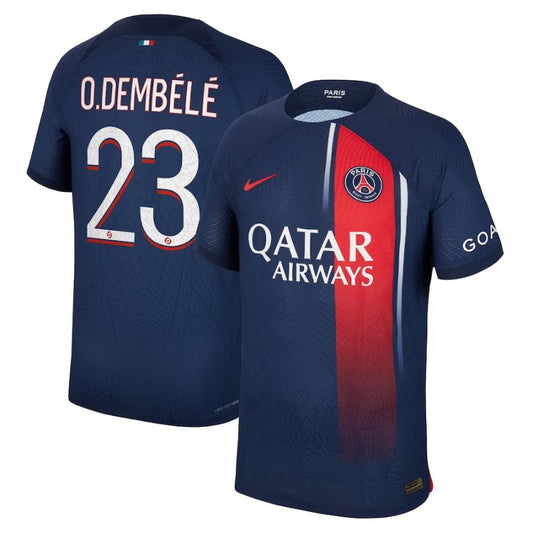 Ousmane Dembélé Paris Saint-Germain 2023/24 Home Player Jersey - Navy