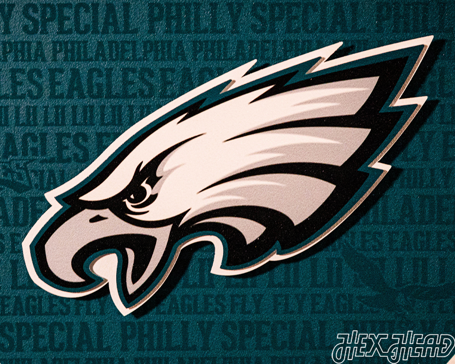 Philadelphia Eagles CRAFT SERIES 3D Embossed Metal Wall Art