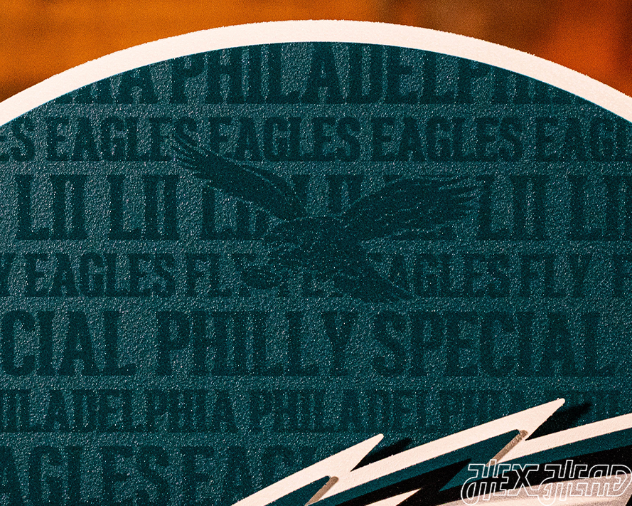 Philadelphia Eagles CRAFT SERIES 3D Embossed Metal Wall Art